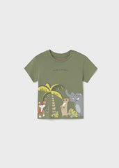 Camiseta Estampado Jungla Verde Mayoral