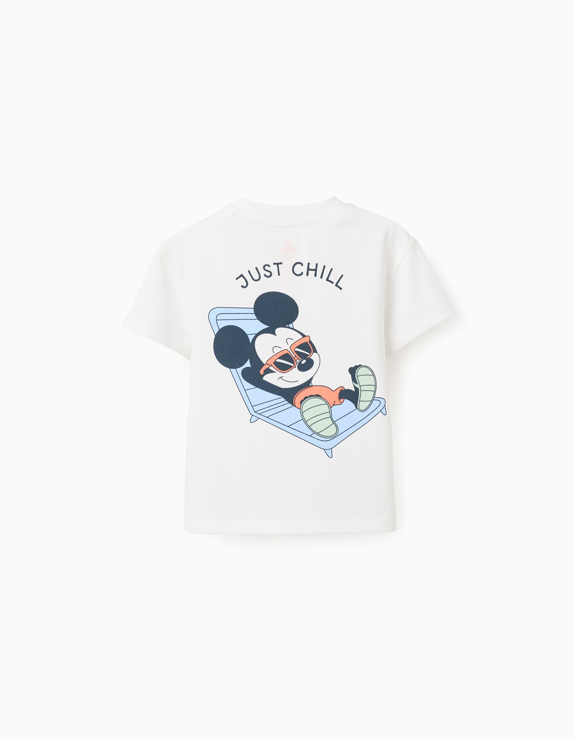 Camiseta Estampado Mickey Blanco Zippy diseño