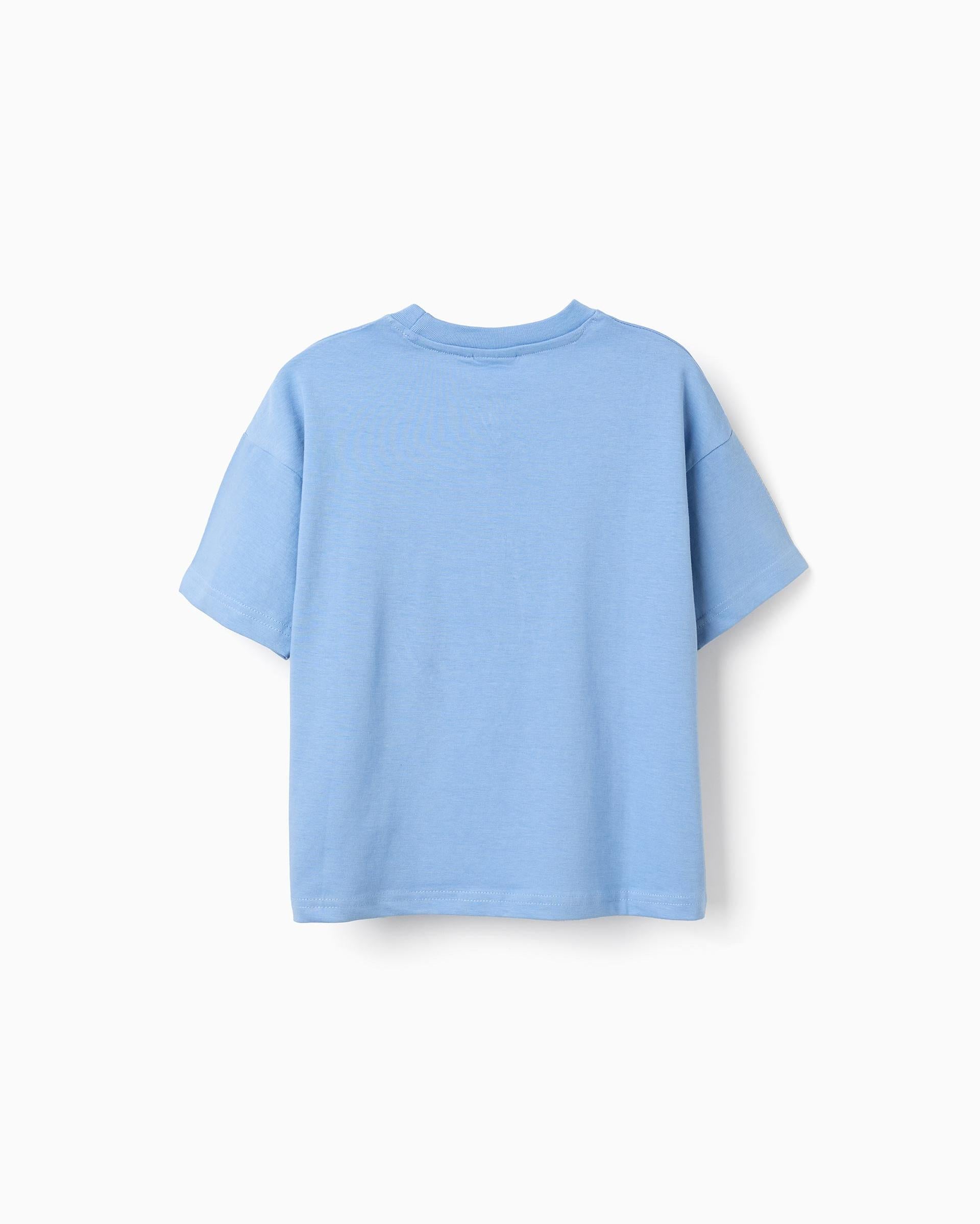 Camiseta Estampado Sonic Azul Zippy diseño