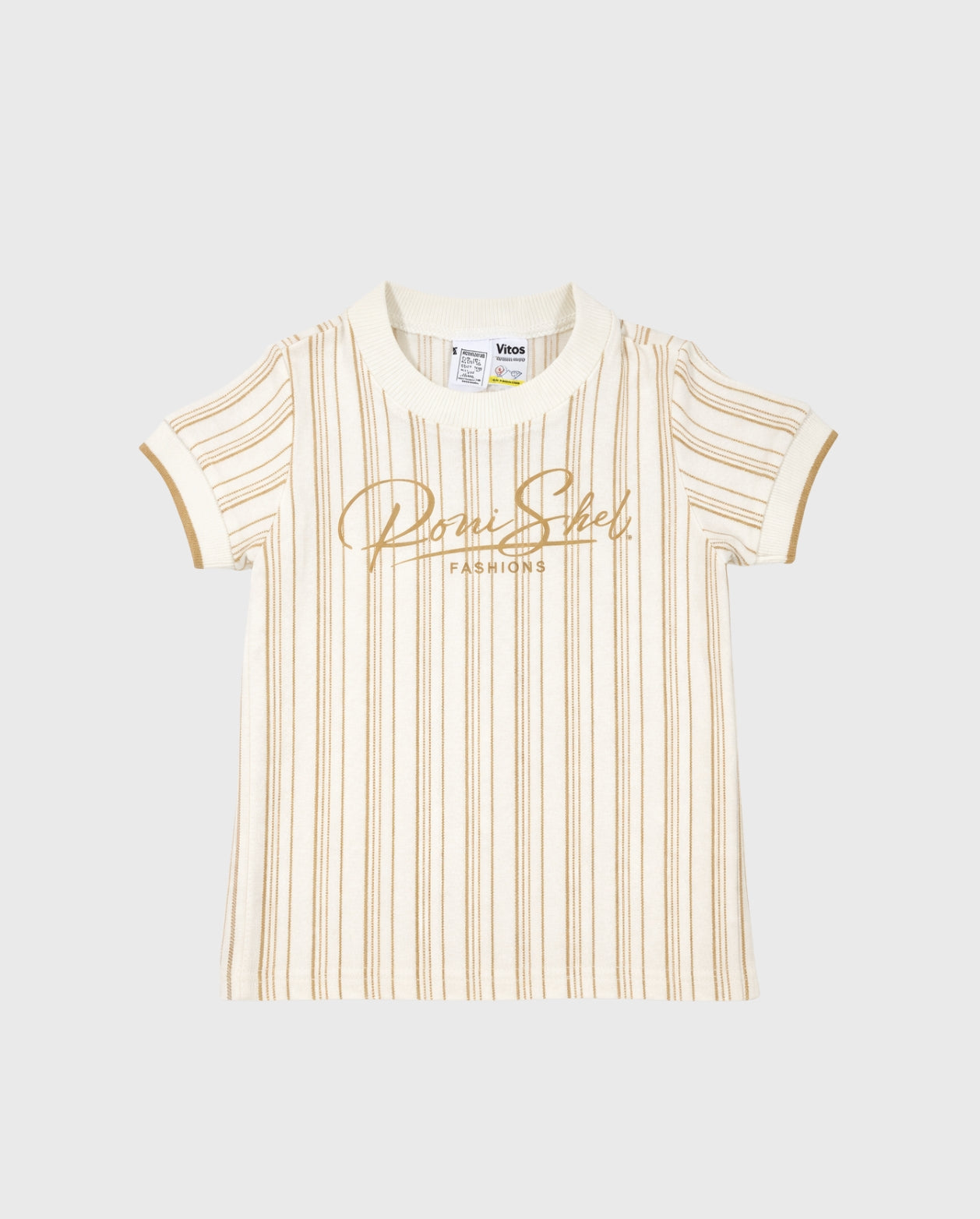 Camiseta Fashions Rayas beige