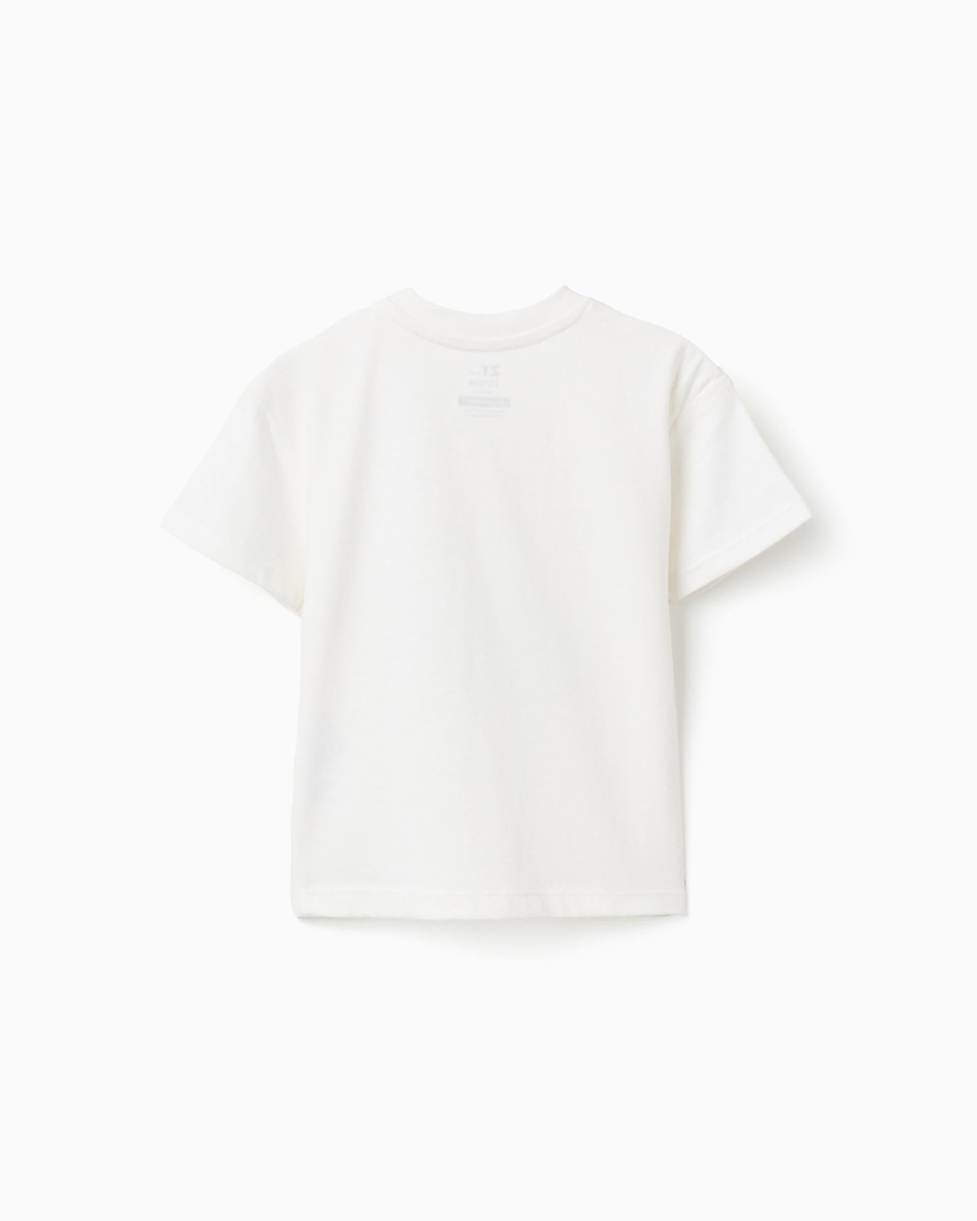 Camiseta Interactiva Explorer Blanco Zippy diseño