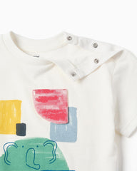 Camiseta Interactiva Explorer Blanco Zippy estilo