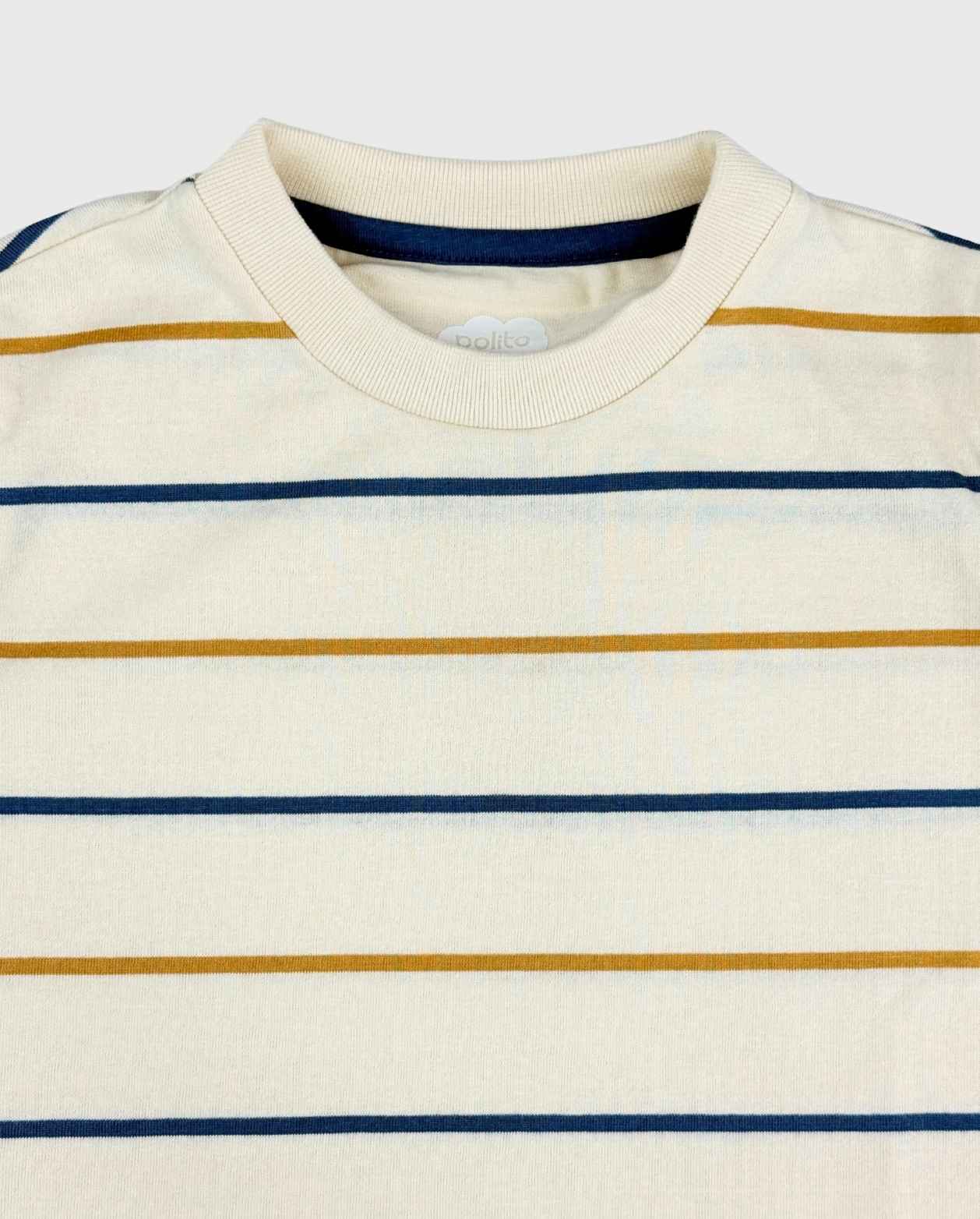 Camiseta Para Niño Rayas Arena Detalles