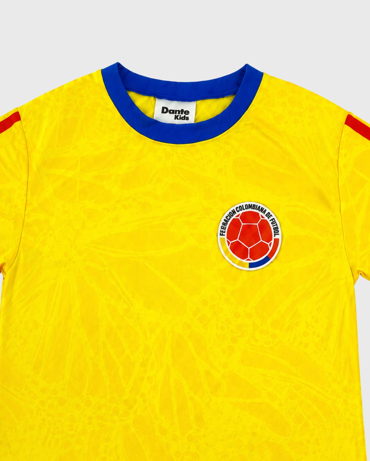 Camiseta Selección Colombia Amarillo detalle 