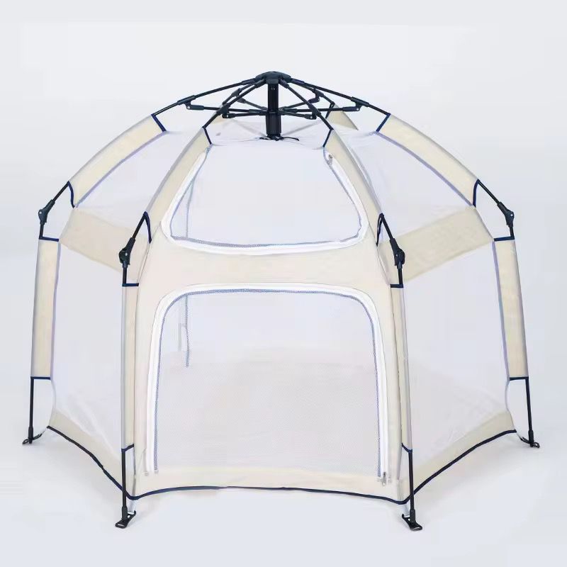 Camping de Juegos Malla Beige