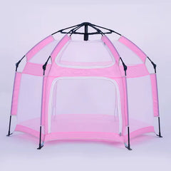 Camping de Juegos Malla Rosa