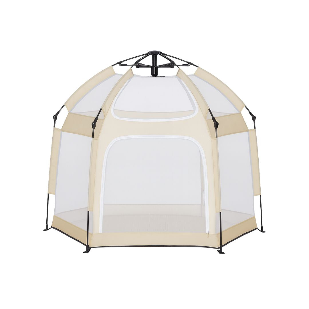Camping de Juegos Malla Beige