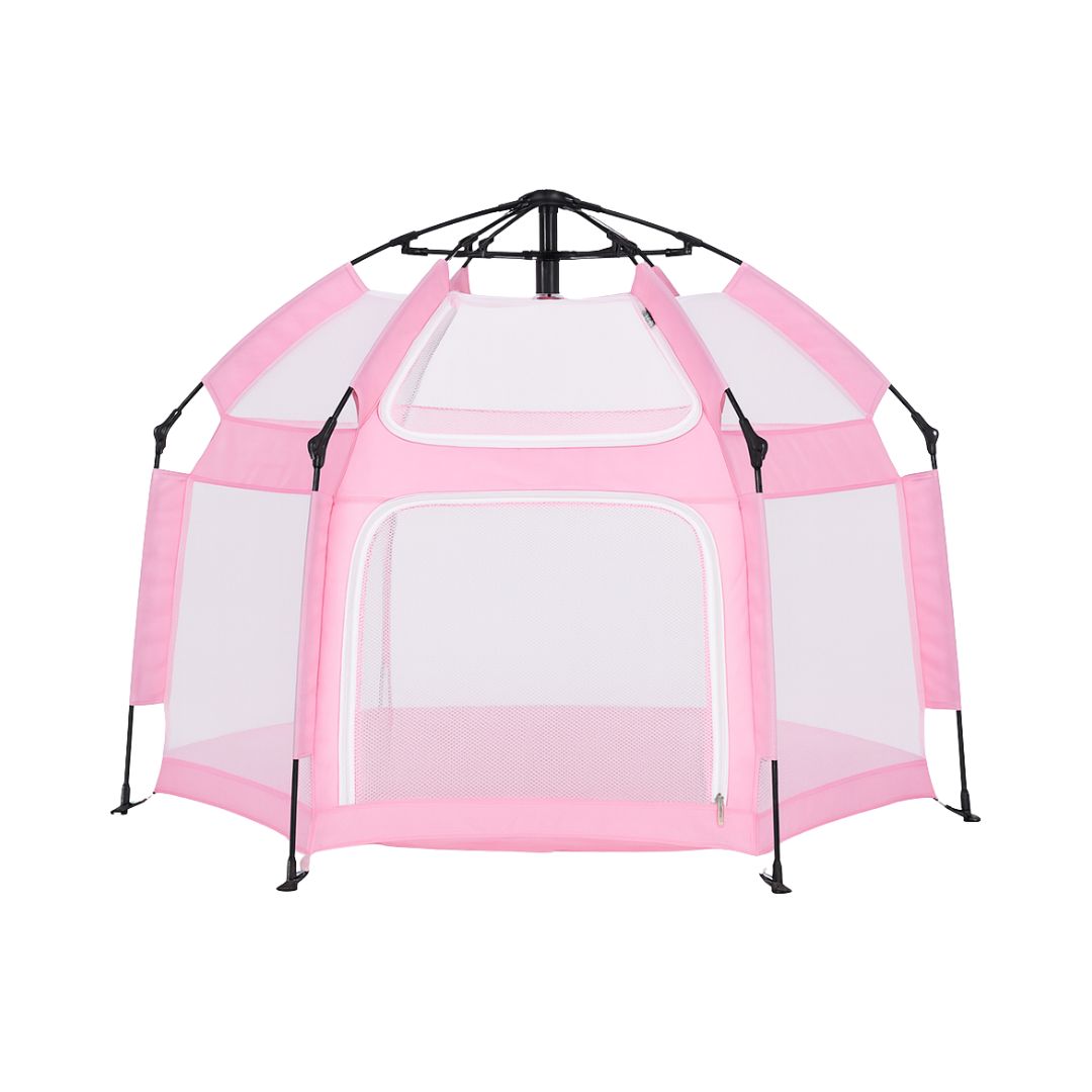 Camping de Juegos Malla Rosa