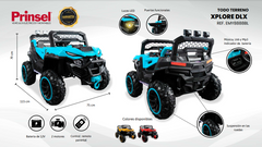 Carro Eléctrico Montable Para Niños  XPLORE DLX 12V Rojo