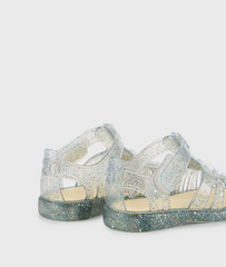 Sandalias Tobby Gloss Flor Glitter Igor Cierre