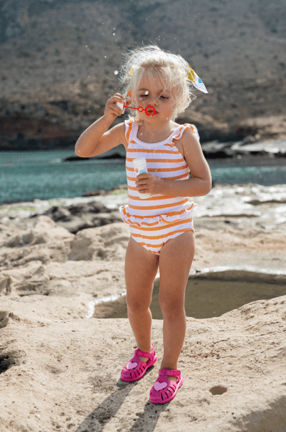 Sandalias Tobby Gloss Love Fucsia Igor Niña