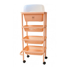 Carro Organizador 4 Puestos de Teteros y Cuidado