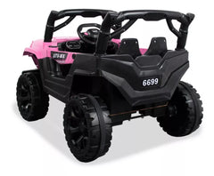 Carro Electrico Para Niños Cherokee 12V Rosa Diseño
