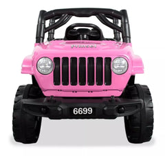 Carro Electrico Para Niños Cherokee 12V Rosa Diversión