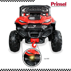 Carro Electrico Para Niños  XPLORE DLX 12V Rojo Luz