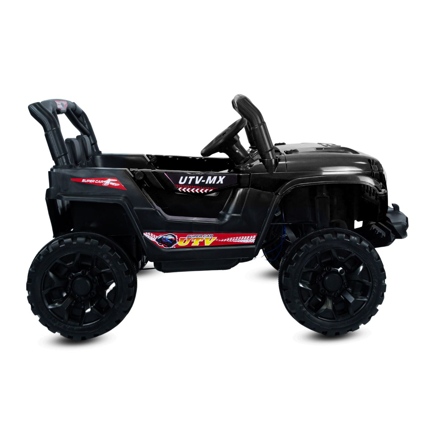 Carro Montable Eléctrico Para Niños Cherokee 12V Negro PERFIL