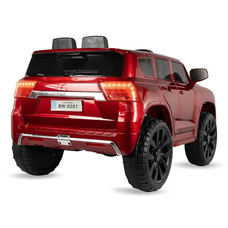 Carro Montable Eléctrico Para Niños Mercedes GLV Rojo detalles