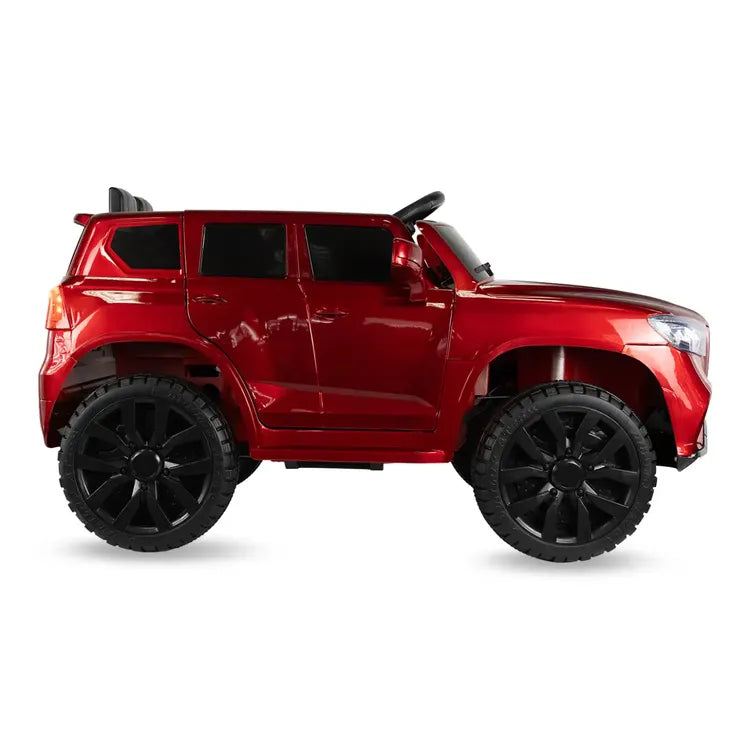 Carro Montable Eléctrico Para Niños Mercedes GLV Rojo perfil