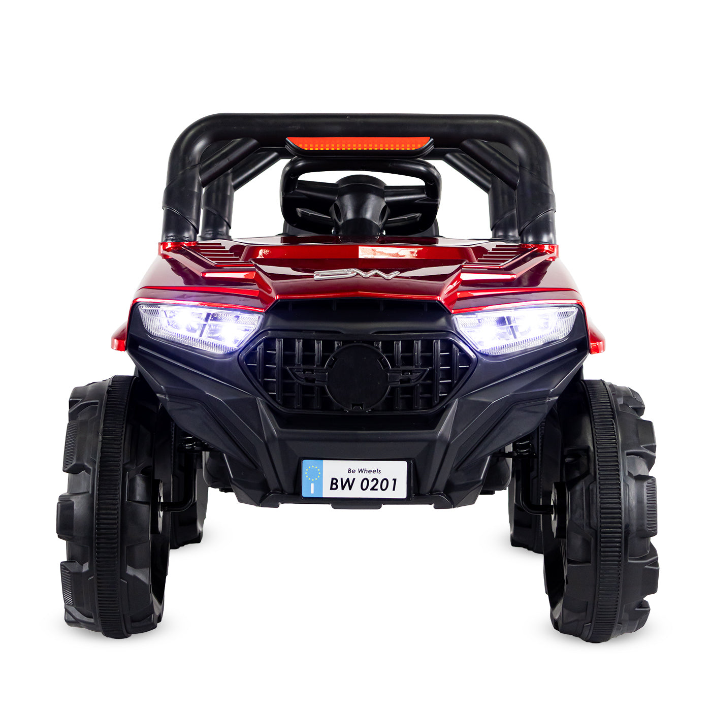 Carro Montable Eléctrico Sahara Lx 12v Rojo FRONTAL