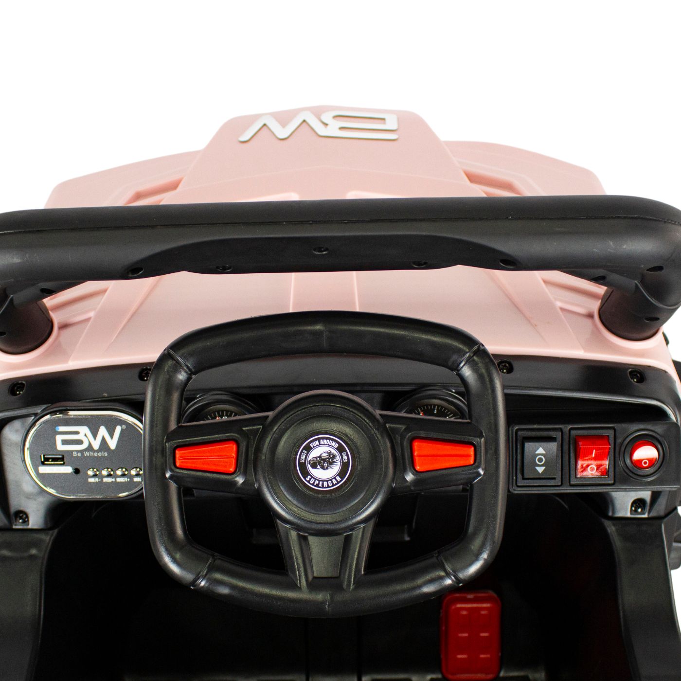 Carro Montable Eléctrico Sahara Lx 12v Rosa detalle