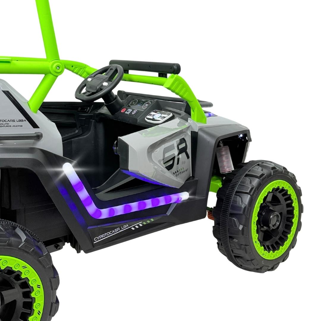 Carro Montable Eléctrico Buggy Gris Colombia