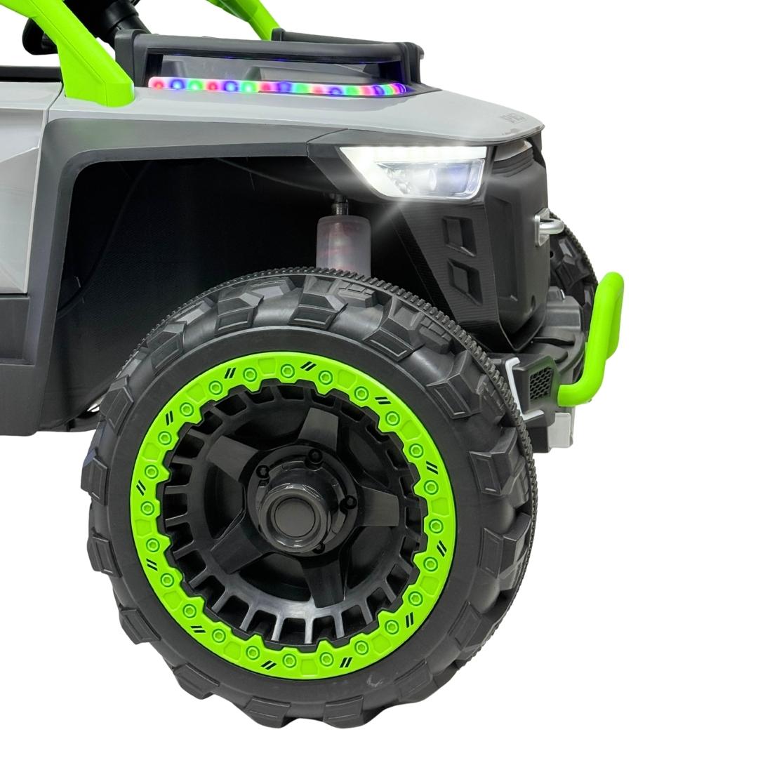 Carro Montable Eléctrico Buggy Gris Travesuras