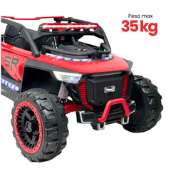 Carro Montable Eléctrico Buggy Rojo Travesuras 
