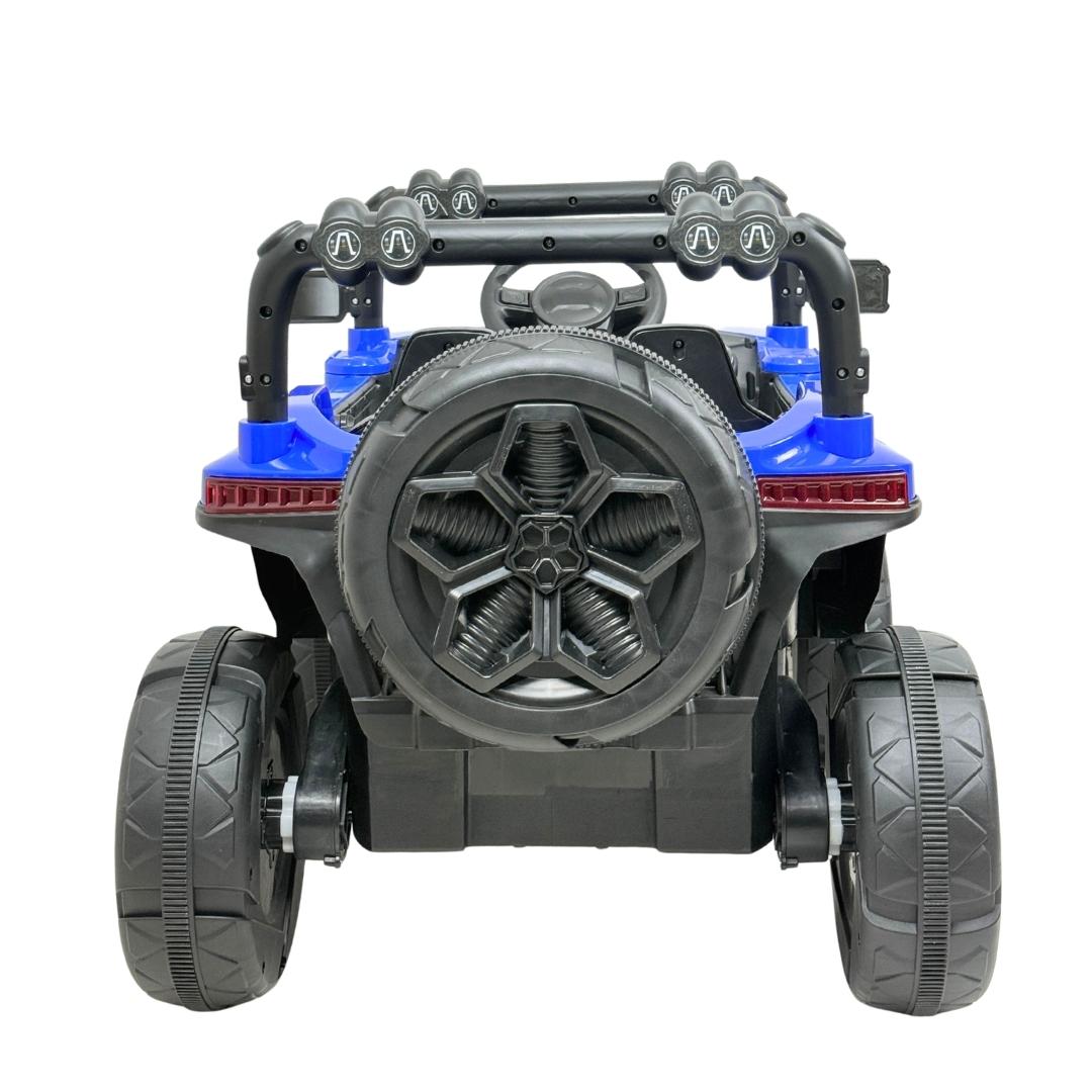 Carro Montable Eléctrico Deportivo Azul Detalle