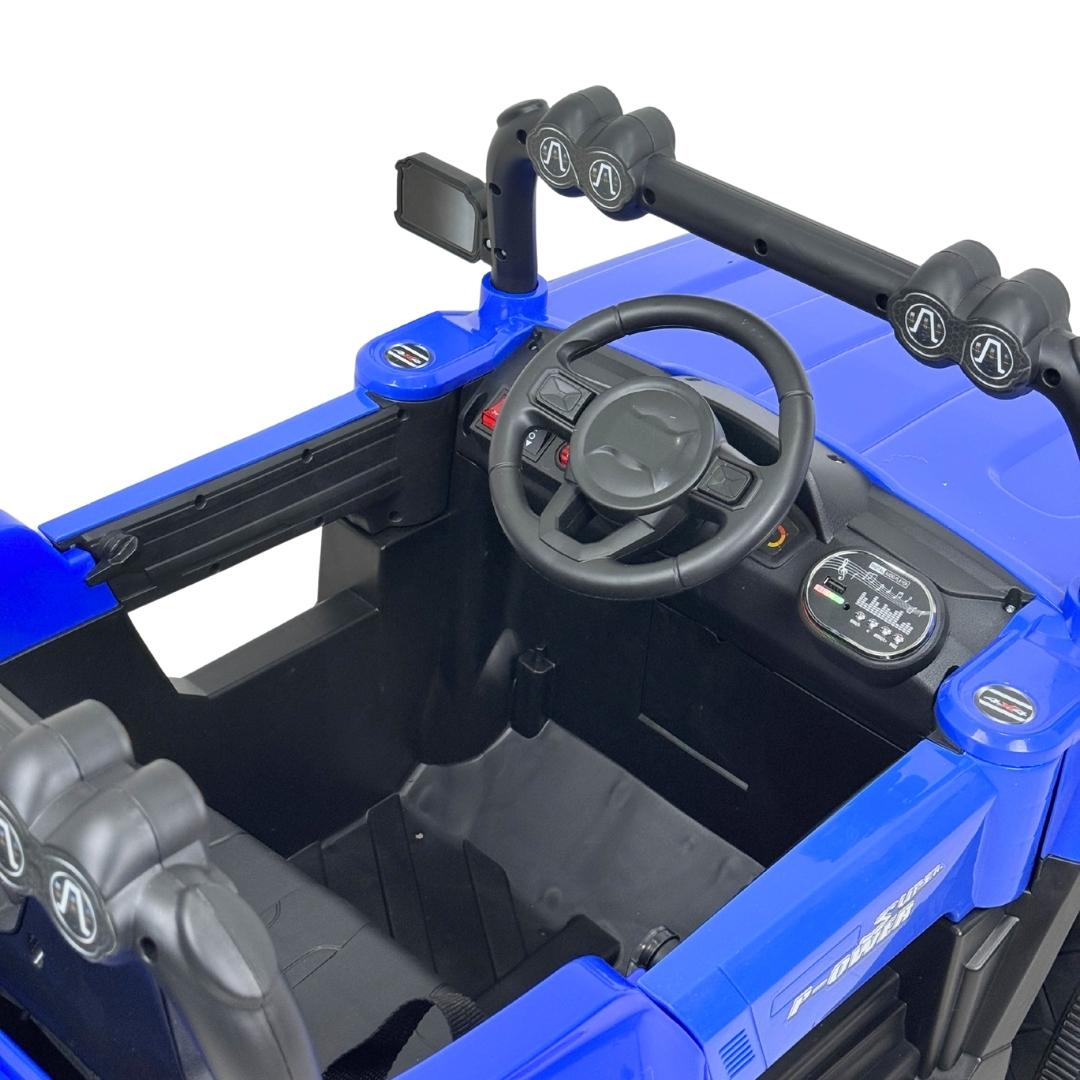 Carro Montable Eléctrico Deportivo Azul Travesuras 