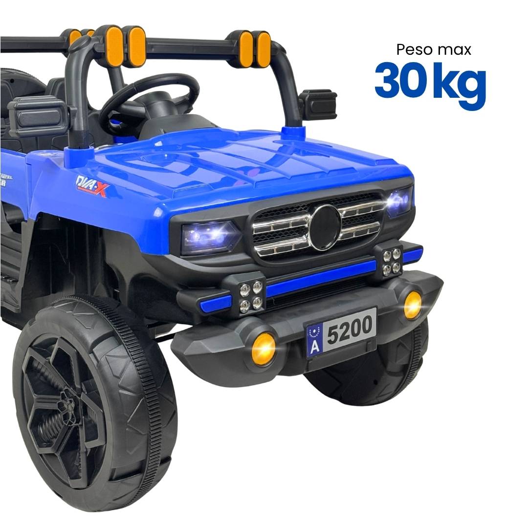 Carro Montable Eléctrico Deportivo Azul Niños