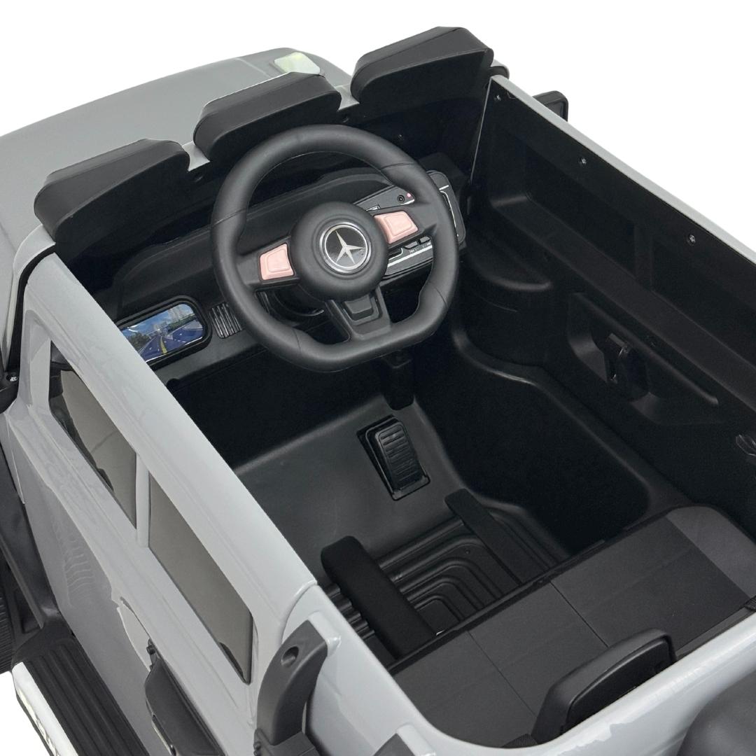 Carro Montable Electrico G Class Gris Travesuras