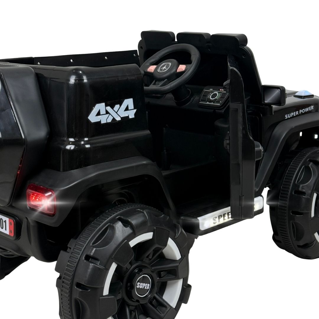 Carro Montable Eléctrico G Class Negro Detalles