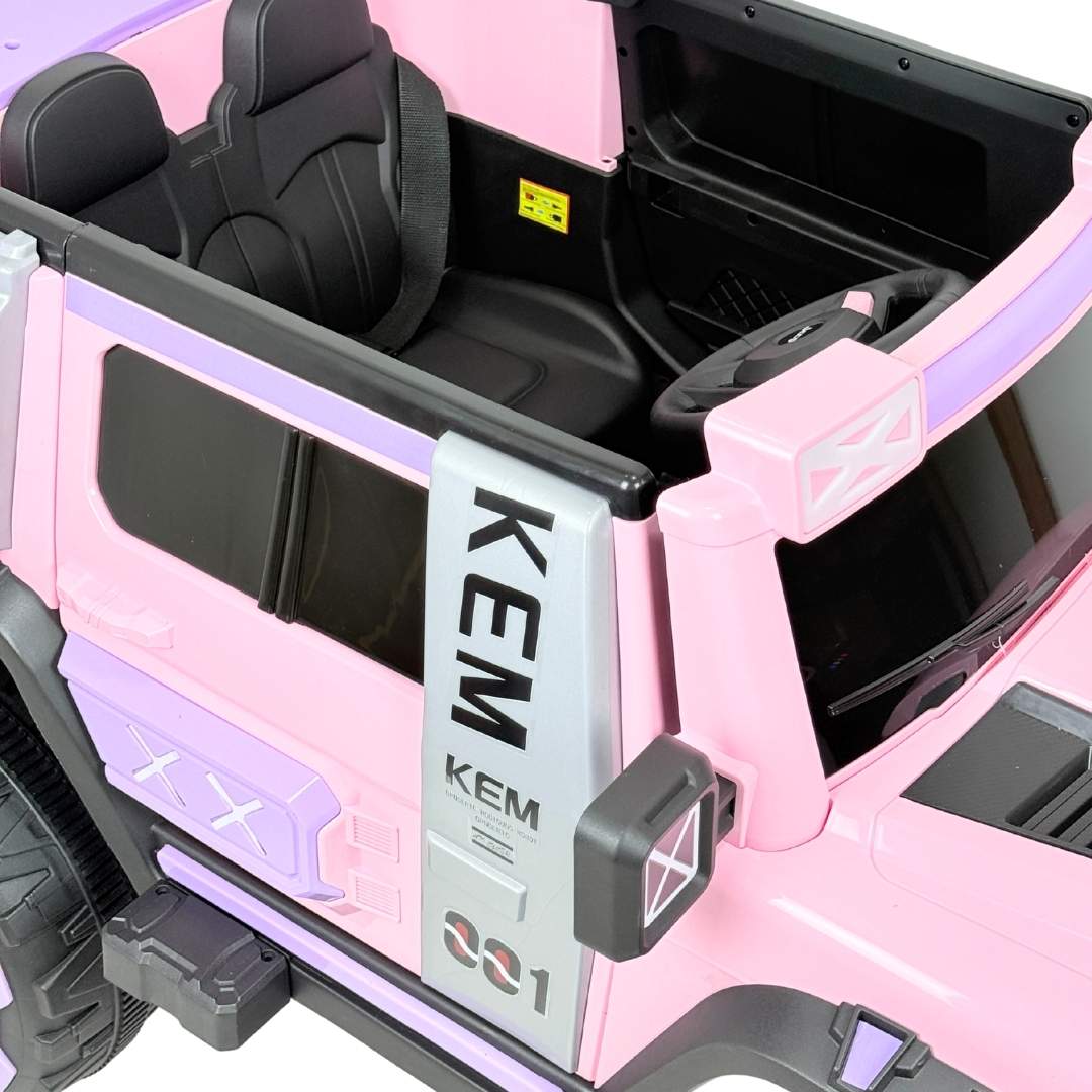 Carro Montable Eléctrico Jeep Rosa Colombia