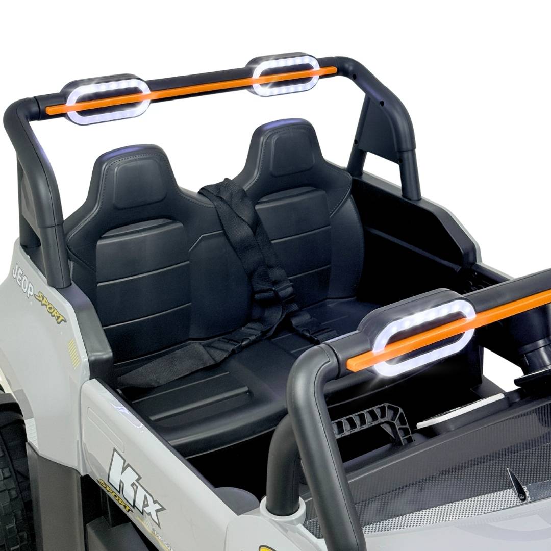 Carro Montable Electrico Todoterreno Gris Extremo