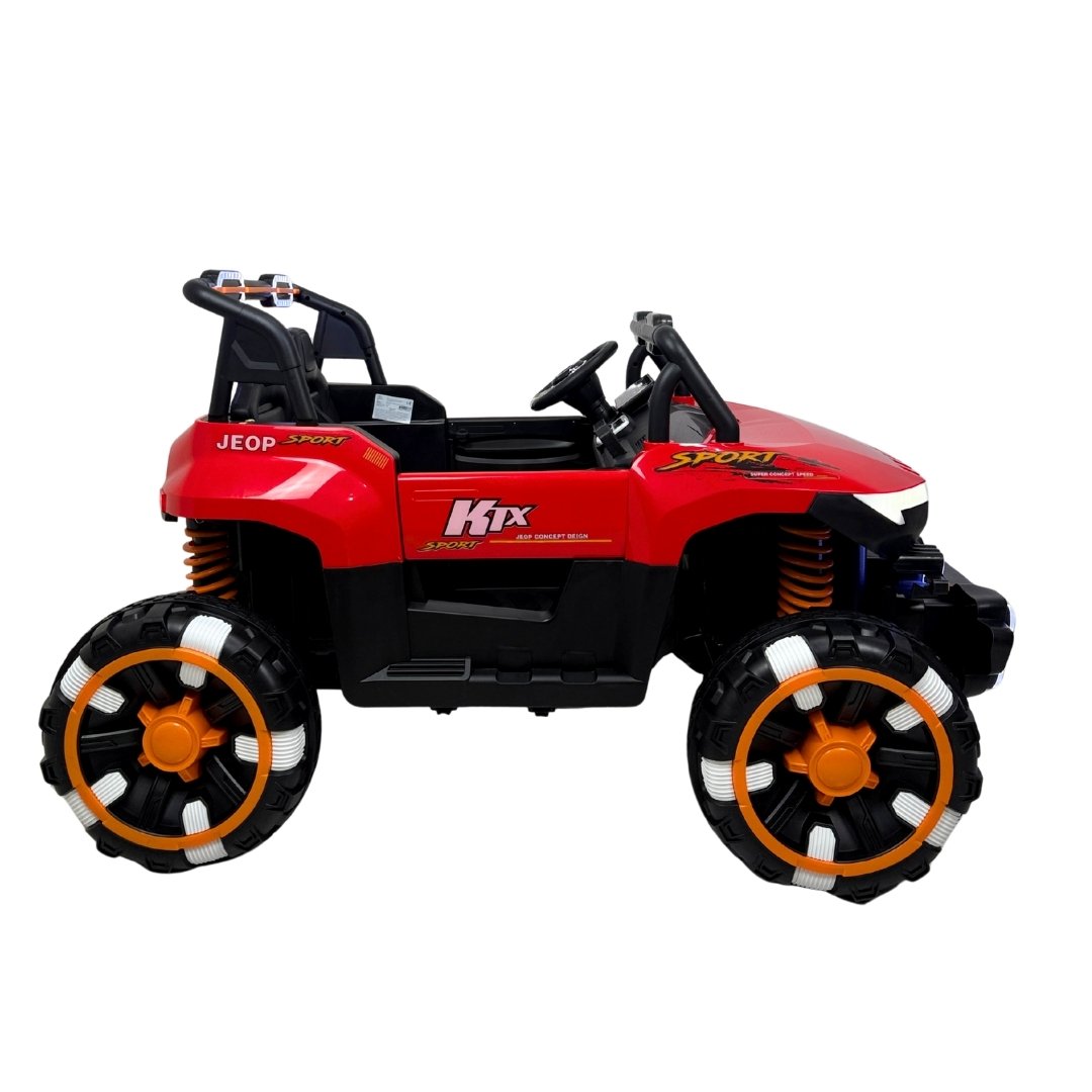 Carro Montable Electrico Todoterreno Rojo Red