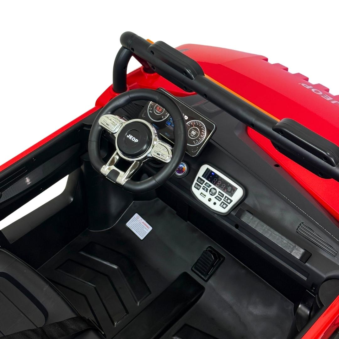 Carro Montable Electrico Todoterreno Rojo Musica