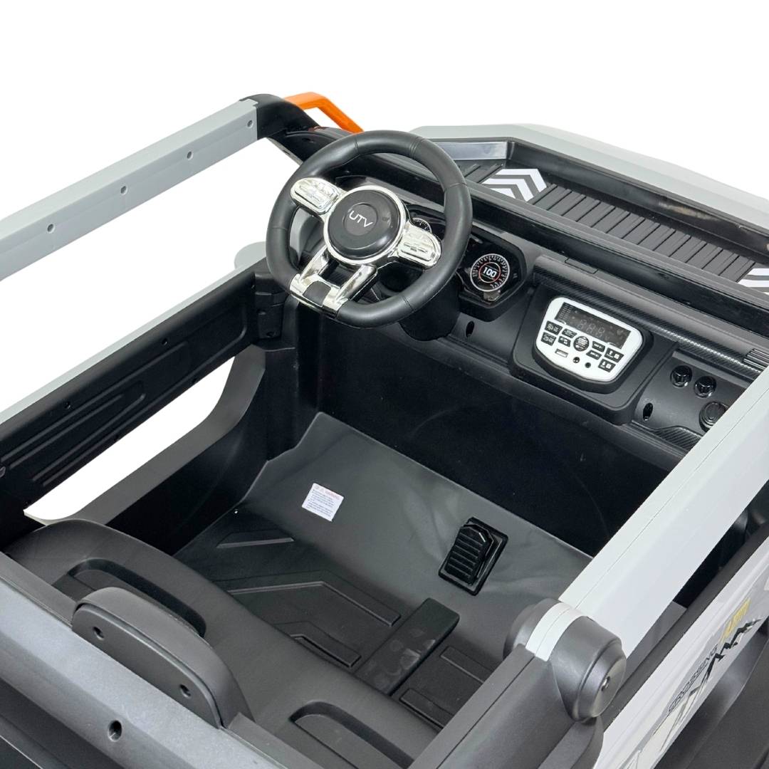 Carro Montable Electrico UTV Gris Diversion 