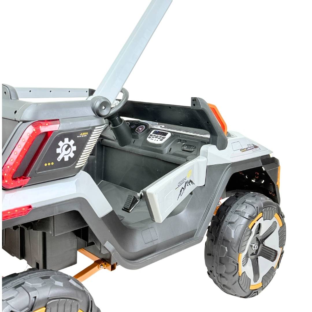Carro Montable Electrico UTV Gris Color