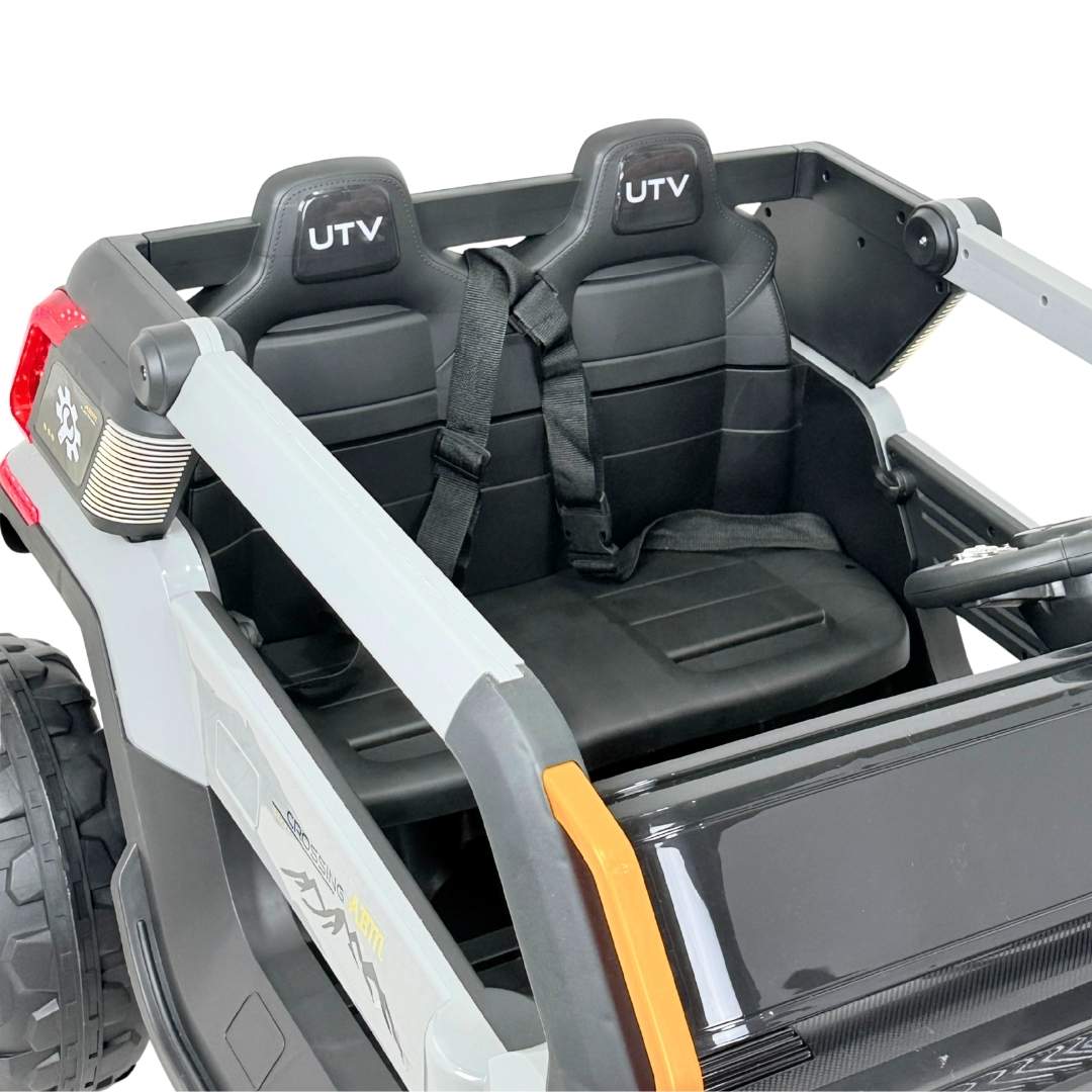 Carro Montable Electrico UTV Gris Travesuras