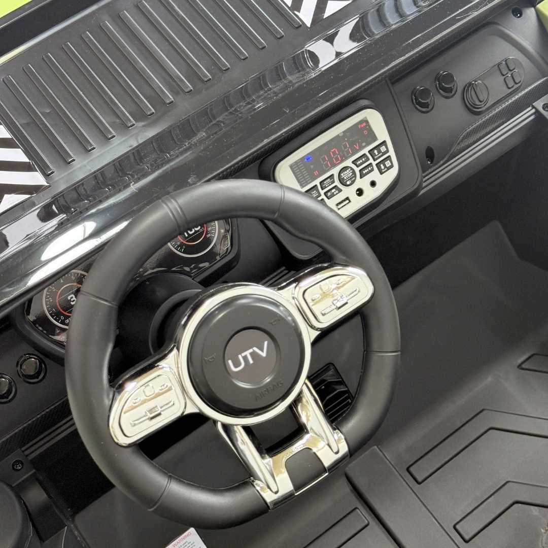 Carro Montable Electrico UTV Verde Musica