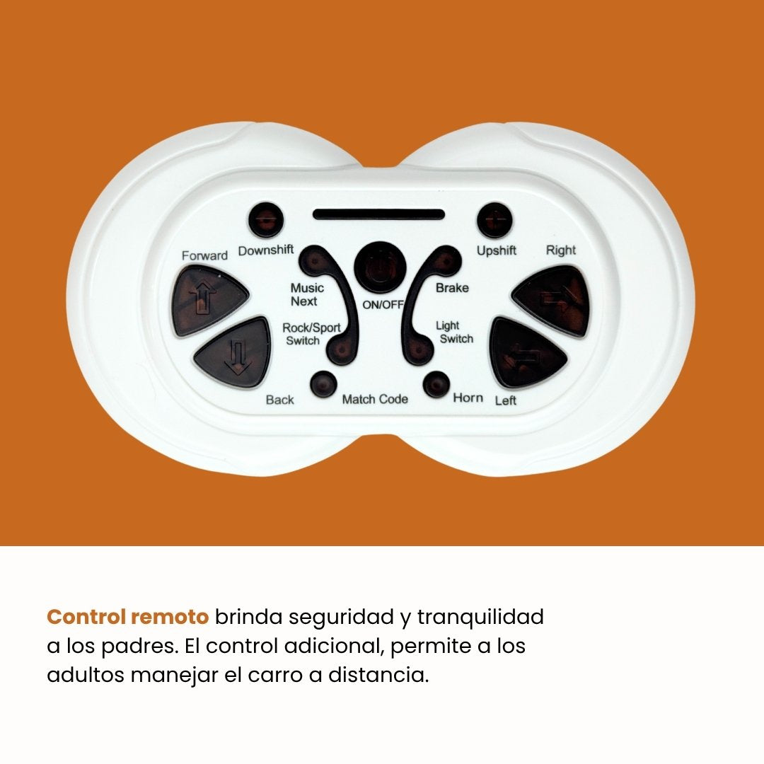 Carro Montable Electrico UTV Verde Remoto