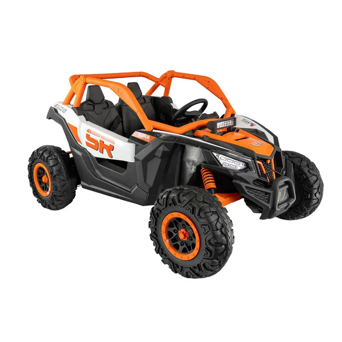 Carro Montable Todo Terreno Blast Naranja 12V llantas en goma 