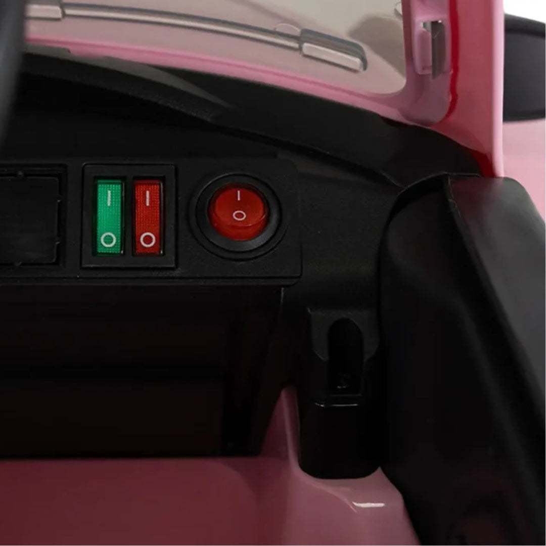 Carro Rocket Rosa 12V detalle