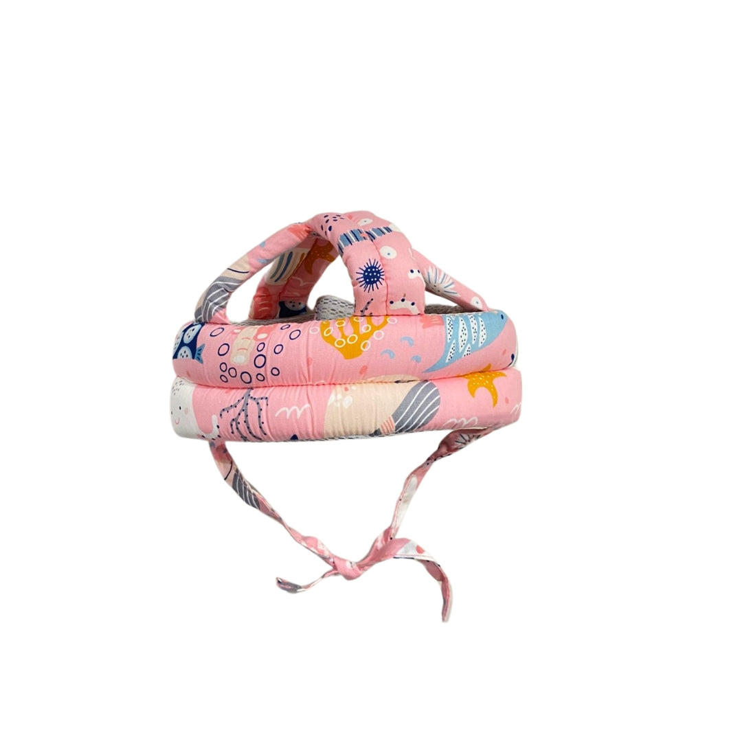 Casco De Gateo Acolchado Estampado Surtido rosa