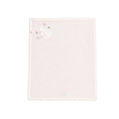 Cobija Premium Bordado Encaje Rosa diseño