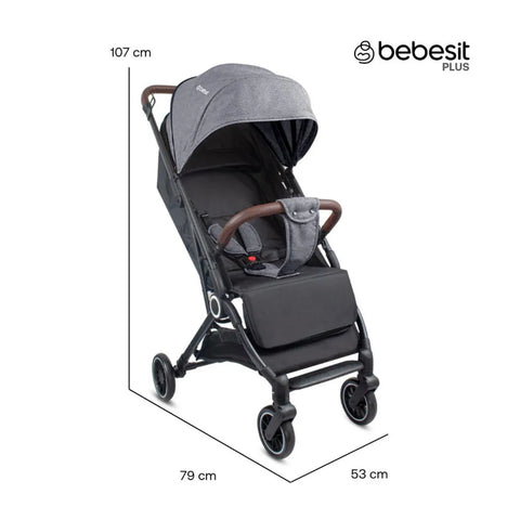 Coche Maleta Micro Gris Bebesit Medidas