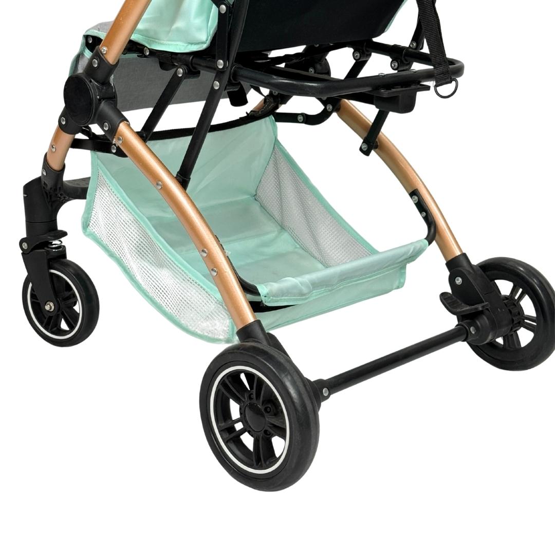 Coche Maleta Verde Menta Kangu Detalles