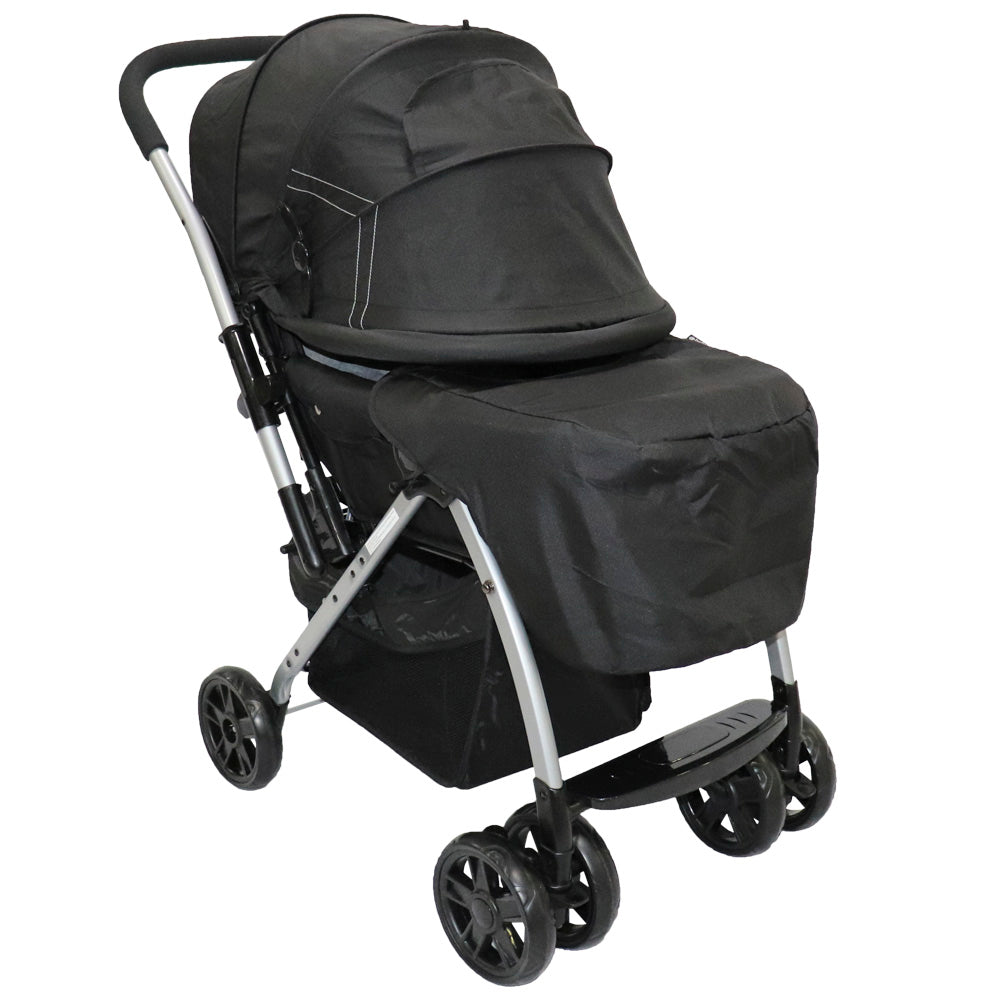 Coche Blake Negro cubre pies raya