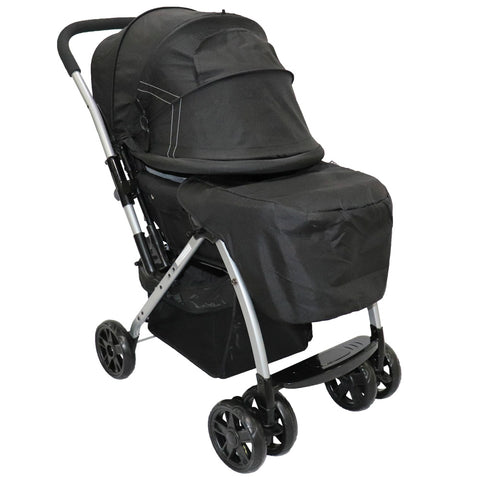 Coche Blake Negro cubre pies raya