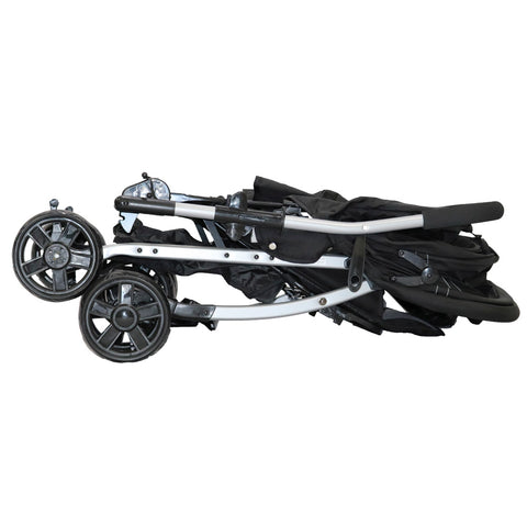 Coche Blake Negro plegado raya